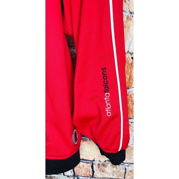 VTG Atlanta Falcons Gridiron Classics Reebok NFL Embroidered Zip Up Jacket 2XL - Picture 2 of 8